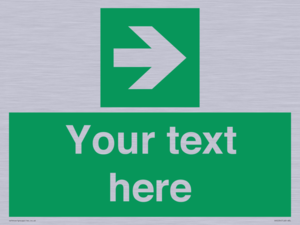 Custom Arrow Right Sign